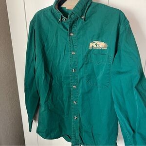 Green Button Down Shirt, Sz Men’s M